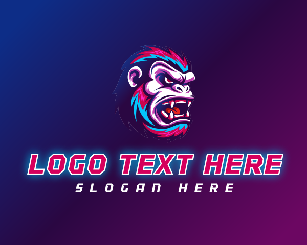 Ape Gamer Mascot